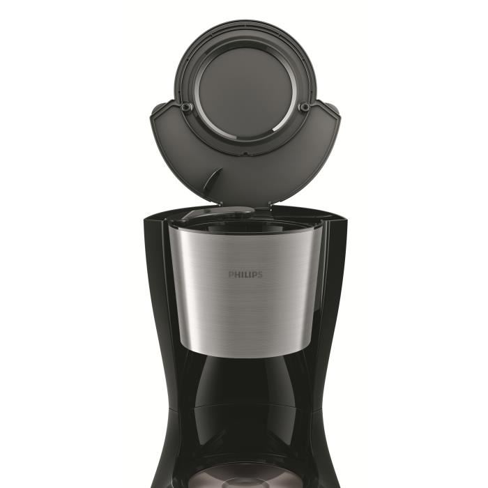 Philips Cafetiere Filtre 10 Tasses Daily Collection Noir/metal