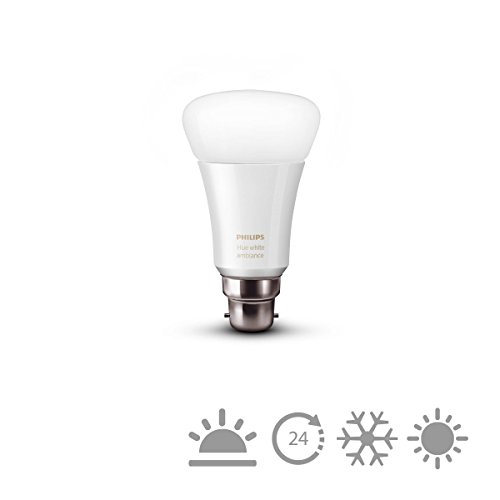 Ampoule connectee PHILIPS HUE White Ambiance B22 9.5W = 800 lumens