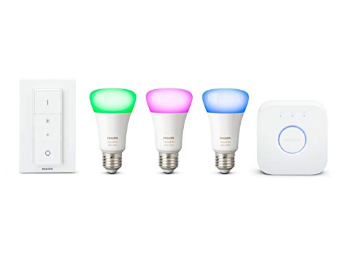 Set de base de 3 Philips Hue E27 de 10 W pont