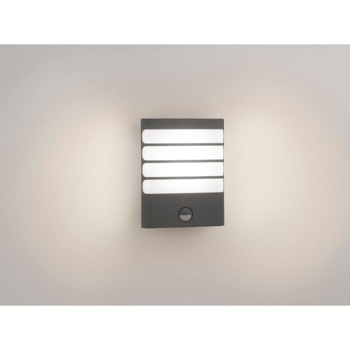 Philips Raccoon Lanterne Murale - Anthracite - 1x4w - Led