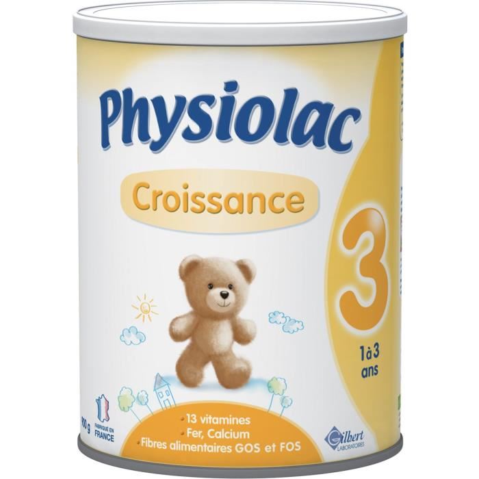Physiolac Croissance Lait 900g