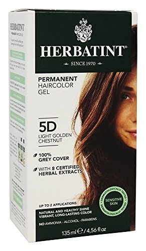 Herbatint Coloration Cheveux Naturelle 5D Chatain Clair Dore - 150ml - Herbatint