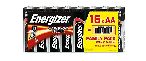 Piles Alcalines Energizer Power Aalr6 Pack De 16