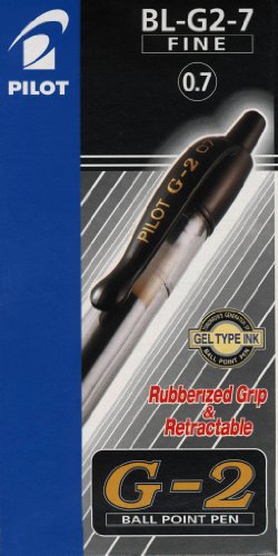 Pilot - G-2 - Gel Ink Pen - Black Medium...