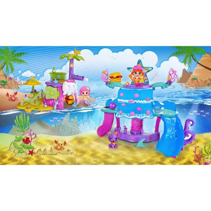 Pinypon - L'ile Magique Des Sirenes + 4 Figurines