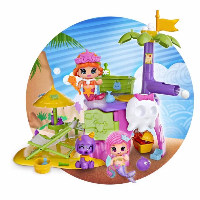 Pinypon - L'ile Magique Des Sirenes + 4 Figurines