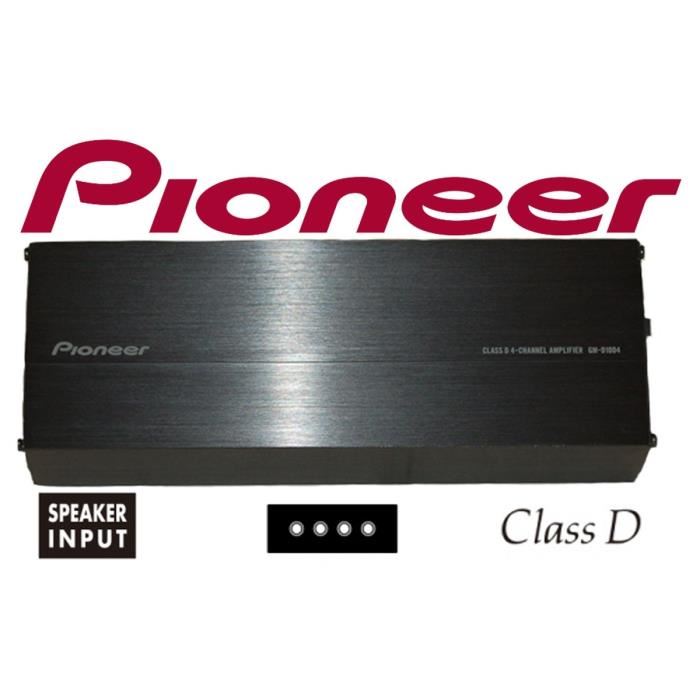 Pioneer Gm-d1004 Amplificateur 4 X 100 W
