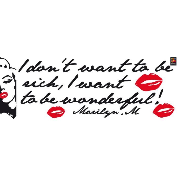 Sticker Marylin 24 Cm X 68 Cm Plage