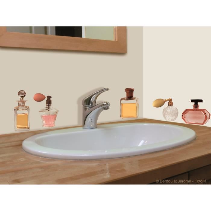 PLAGE Stickers adhesif mural Taille S Parfums de la reine2 planches 297 x 21 cm divers motifs