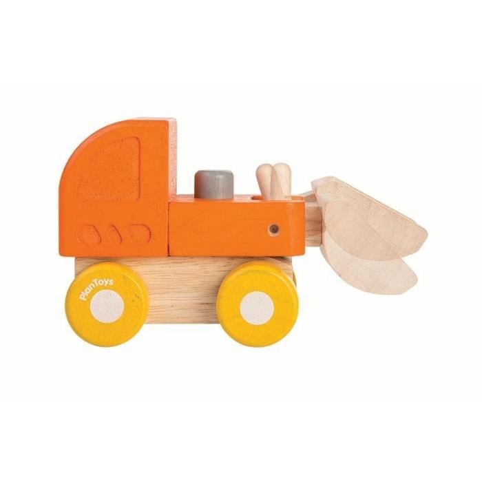 Plan Toys Jeu En Bois Mini Bulldozer-plan Toys