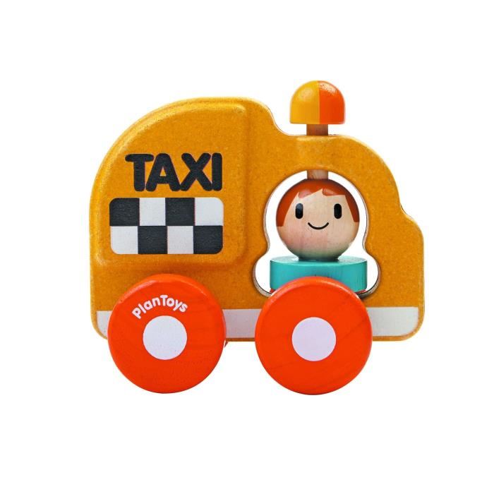 Plan Toys Jeu En Bois Mon Premier Taxi-plan Toys