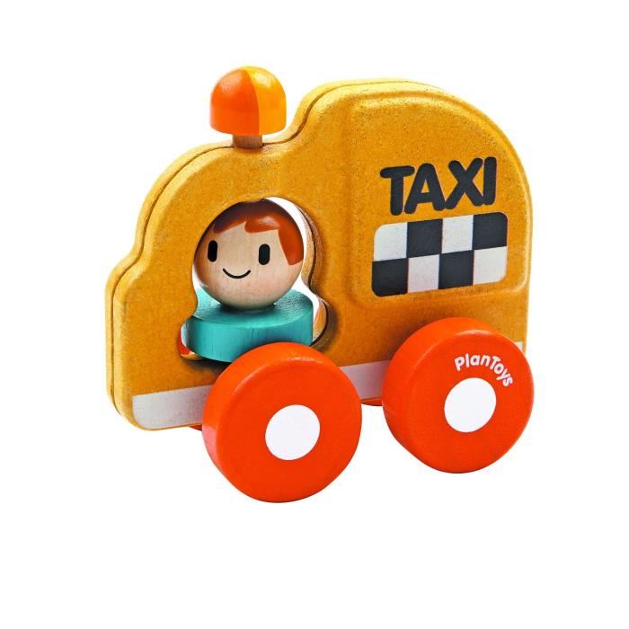 Plan Toys Jeu En Bois Mon Premier Taxi-plan Toys