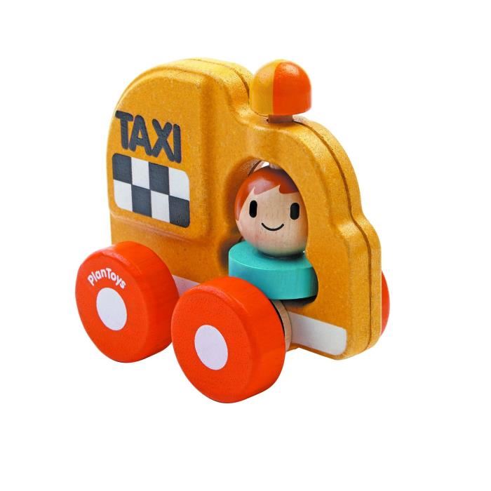 Plan Toys Jeu En Bois Mon Premier Taxi-plan Toys