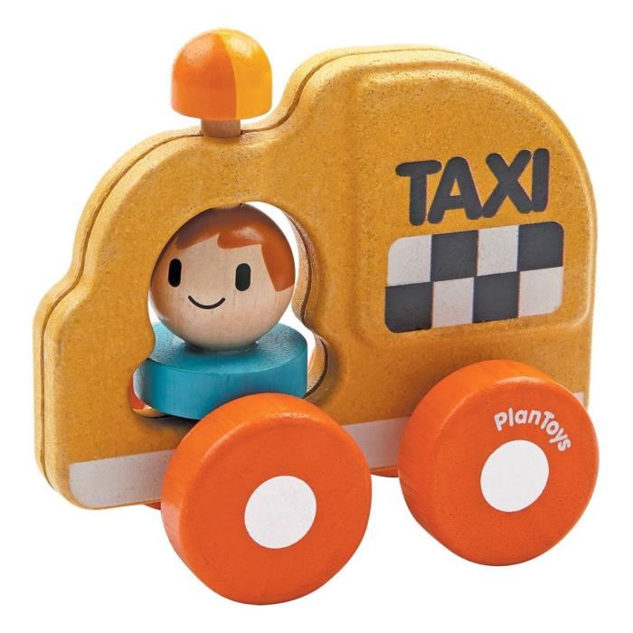 Plan Toys Jeu En Bois Mon Premier Taxi-plan Toys