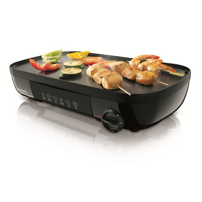 Philips Hd6320 Plancha Gril Reversible 1500 W Noir - Daily Collection