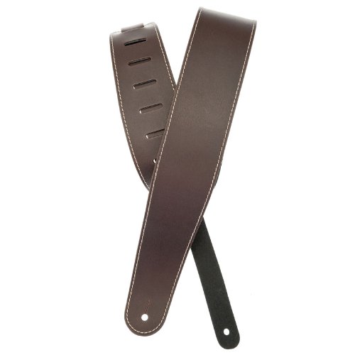 D'addario And Co Classic Leather With Contrast Stitch Brown
