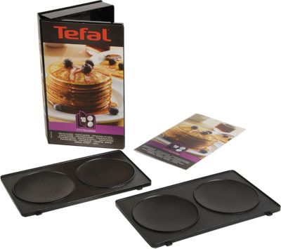 Plaque gaufrier TEFAL XA801012 Coffret plaques pancake + livre recette