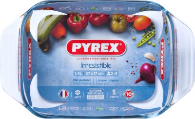Pyrex Plat A Four Pyrex Rectangulaire 27x17 Cm Irresistible