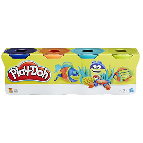 Pate A Modeler Play-doh - 4 Pots De 112 G Chacun - Multicouleurs