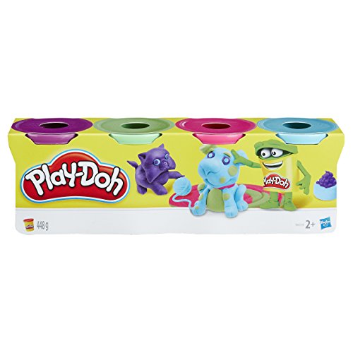 Pate A Modeler Play-doh - 4 Pots De 112 G Chacun - Multicouleurs
