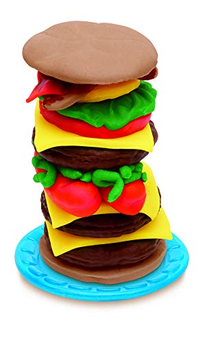 Set Pates A Modeler - Playdoh - Burger Party - Accessoires Pour Creer Des Hamburgers Et Hot-dogs - Des 3 Ans