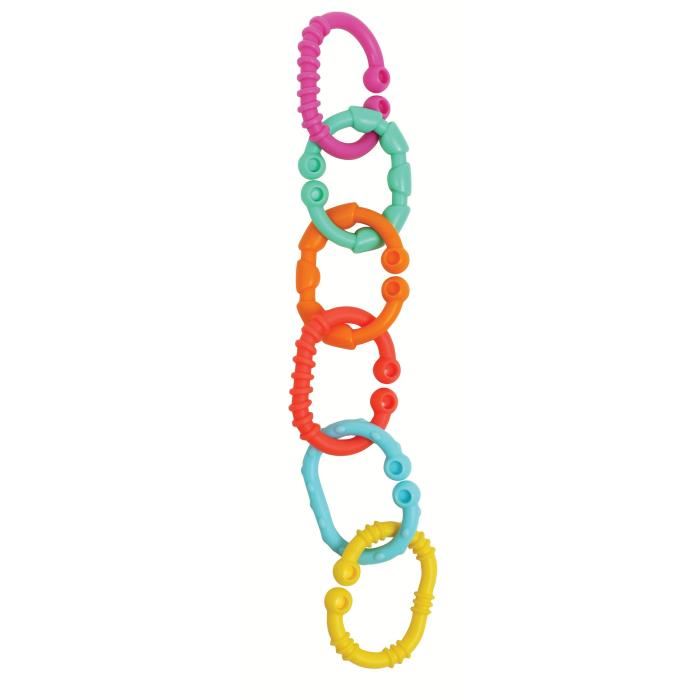 PLAYGRO Chaine de poussette anneaux en liens Loops