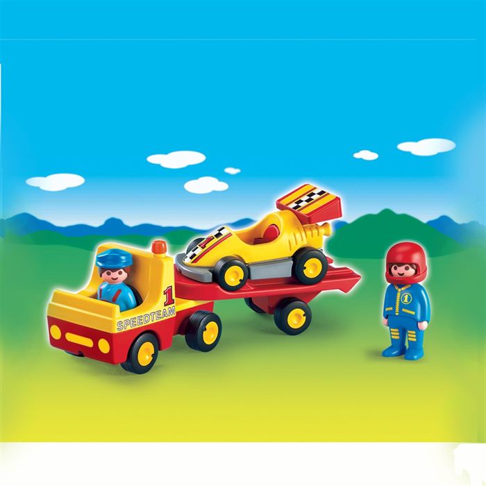 Playmobil 6761 - Voiture De Course Avec Camion