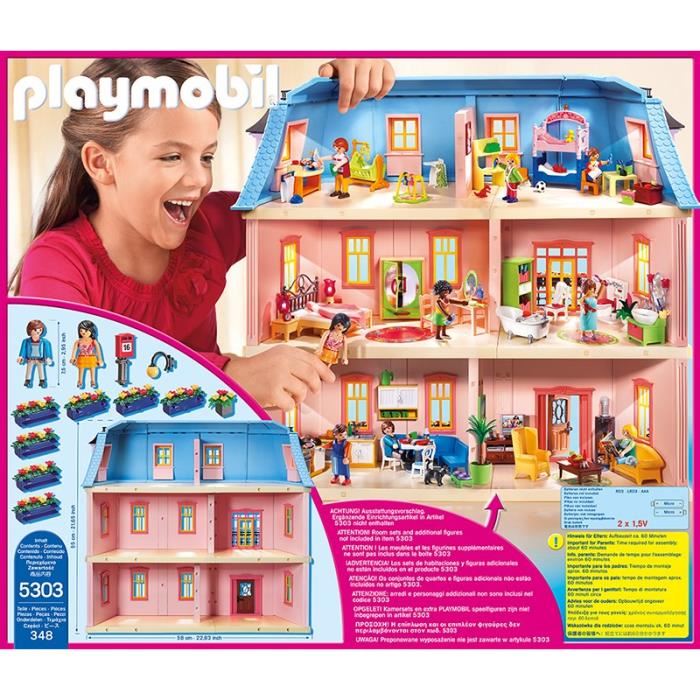 Playmobil - Maison Traditionnelle 5303 - 2 Personnages - Sonnette Fonctionnelle