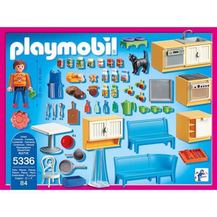 Cuisine avec coin repas - Playmobil - 5336