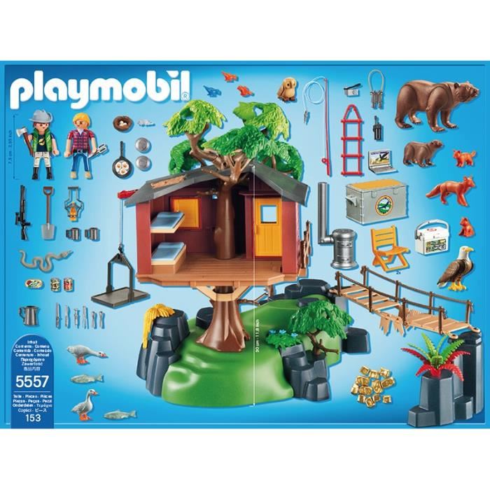 Playmobil - Cabane des aventuriers dans les arbres - 5557