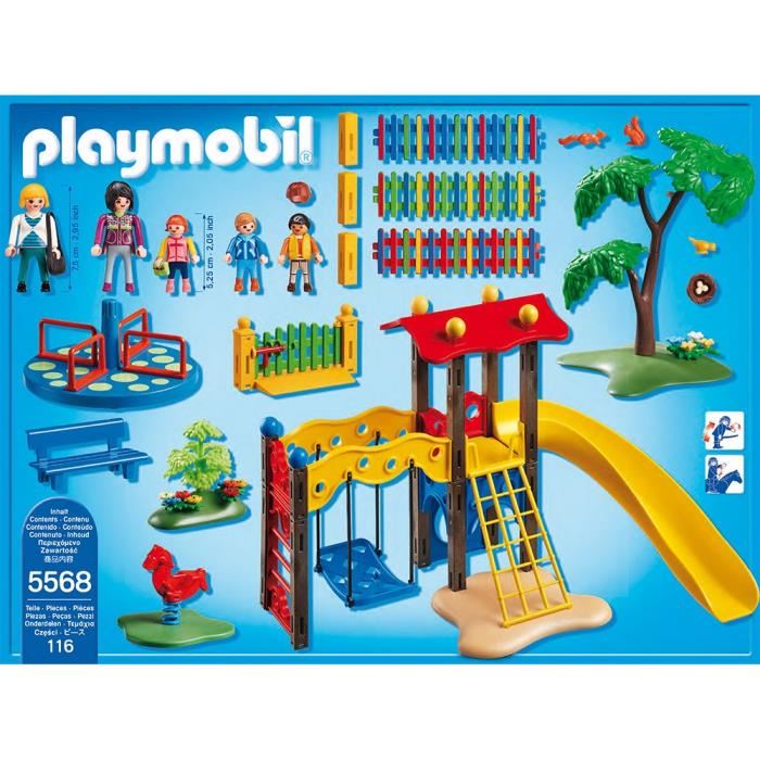 Playmobil 5568 Square Pour Enfants Avec Jeux 0115