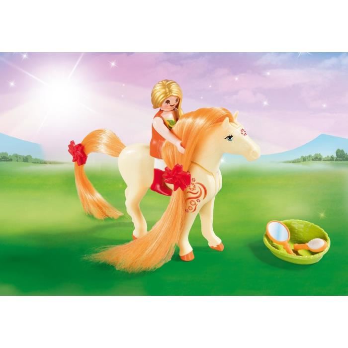 Playmobil - Valisette Princesse Et Cheval A Coiffer - Mixte - A Partir De 4 Ans