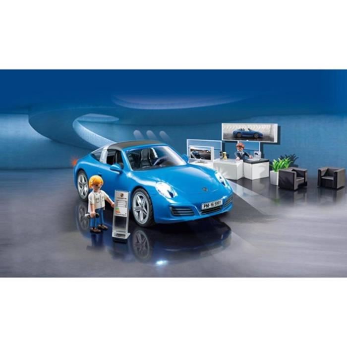 Playmobil 5991 - Sports & Action - Voiture Porsche 911 Targa 4s Avec Effets Lumineux