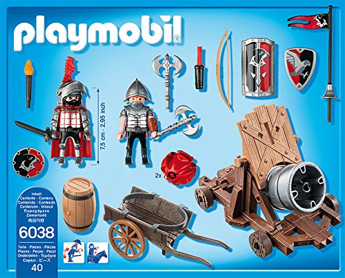 Playmobil  - Chevaliers de l'Aigle avec canon geant - 6038