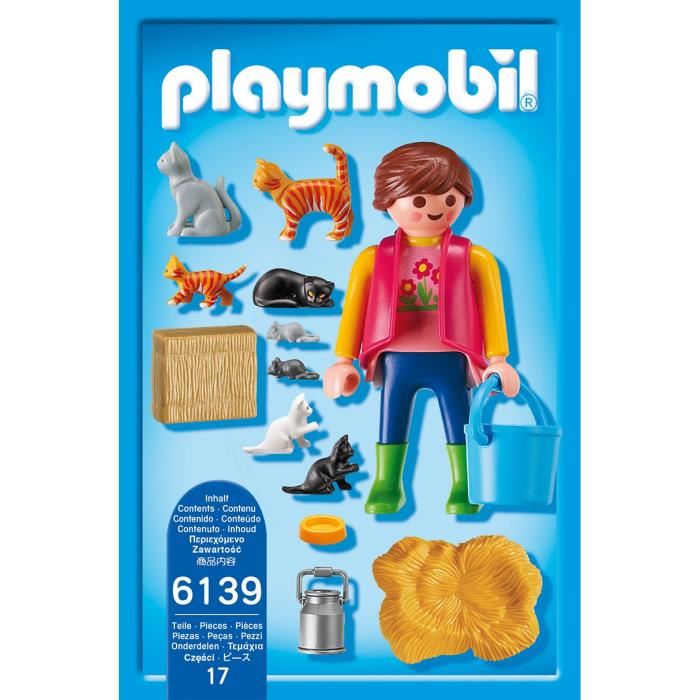 Playmobil 6139 - Soigneur Avec Chats