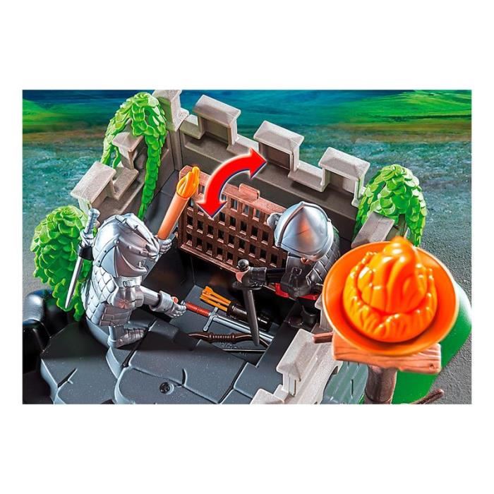 Playmobil 6627 Bastion Des Chevaliers Du Dragon Aile