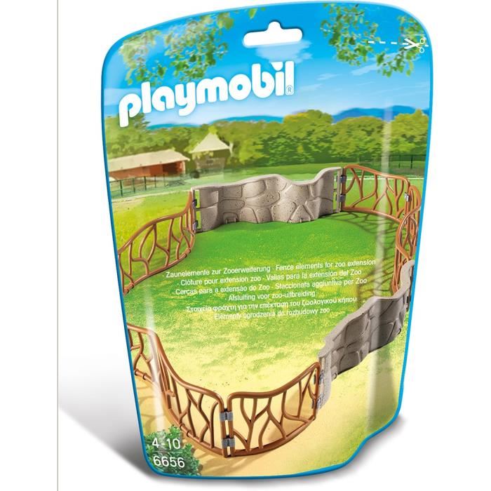 Playmobil Le Zoo Enclos Pour Animaux Marque Playmobil Modele Animaux Mixte A Partir De 4 Ans