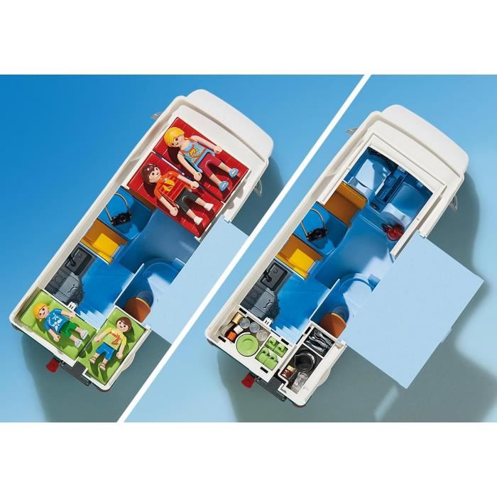 Famille Avec Un Camping Car Summer Fun 6671 Playmobil - La Boite