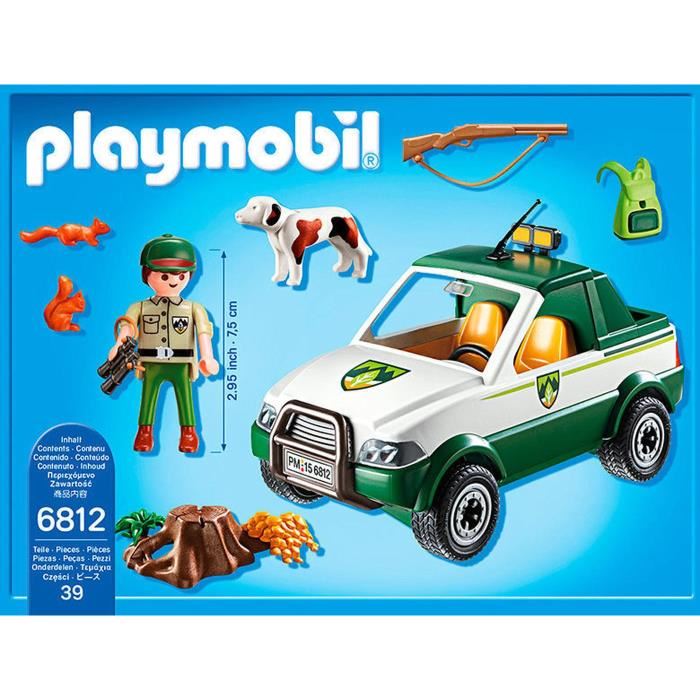 Playmobil - Garde Forestier Avec Pick-up - Country - La Maison Forestiere - Mixte - 4 Ans