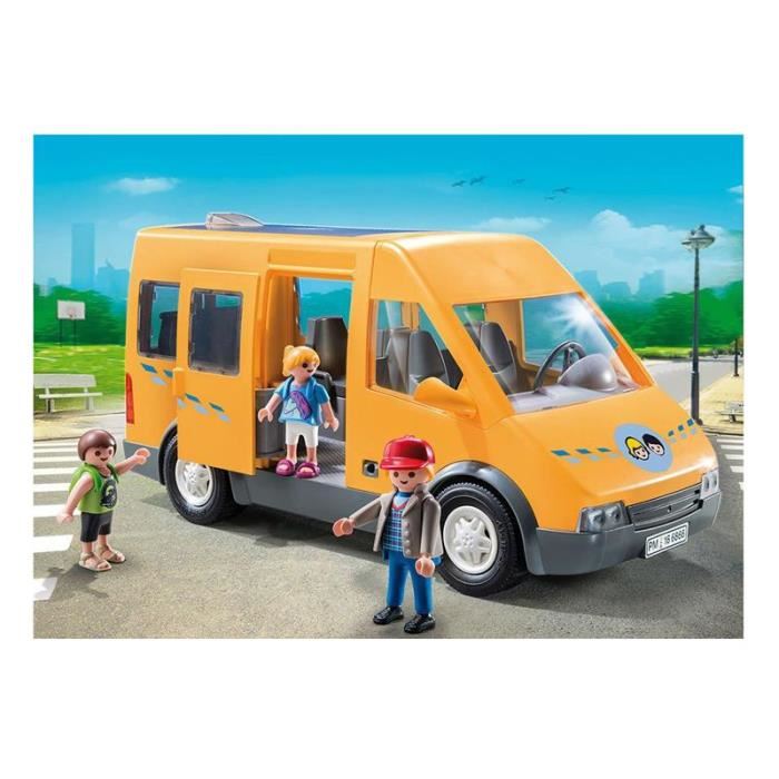 Playmobil City Life Bus Scolaire Mixte 7 Passagers 27 X 13 X 13 Cm