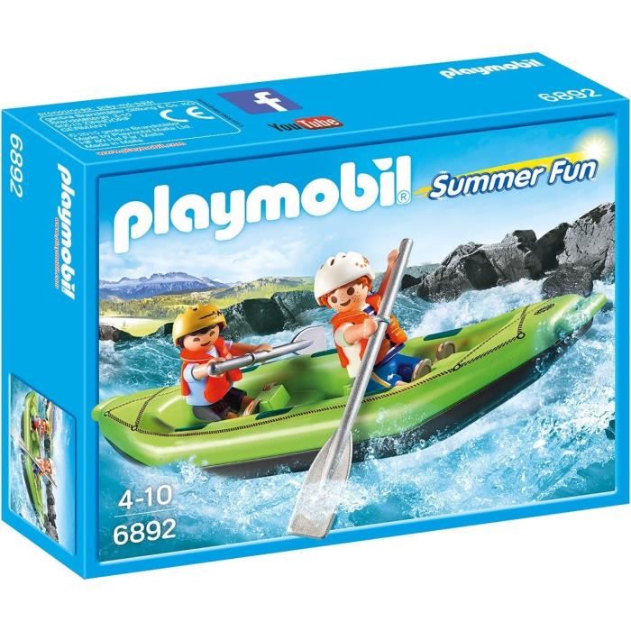 Playmobil - Summer Fun - Enfants Avec Kayak Pneumatique - Mixte - A Partir De 4 Ans