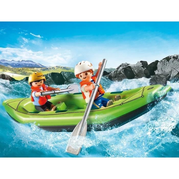 Playmobil - Summer Fun - Enfants Avec Kayak Pneumatique - Mixte - A Partir De 4 Ans