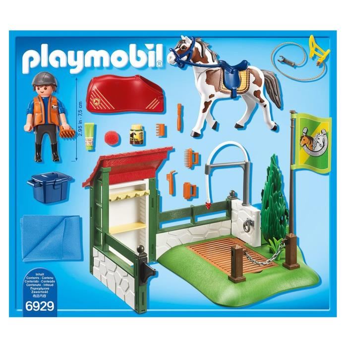 Playmobil - 6929 - Country - Box De Lavage Pour Chevaux