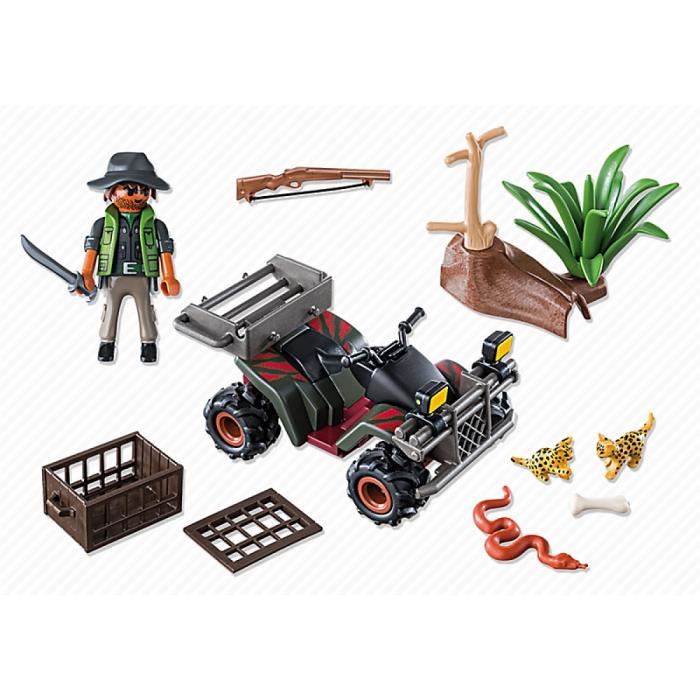 Playmobil 6939 Braconnier Avec Quad