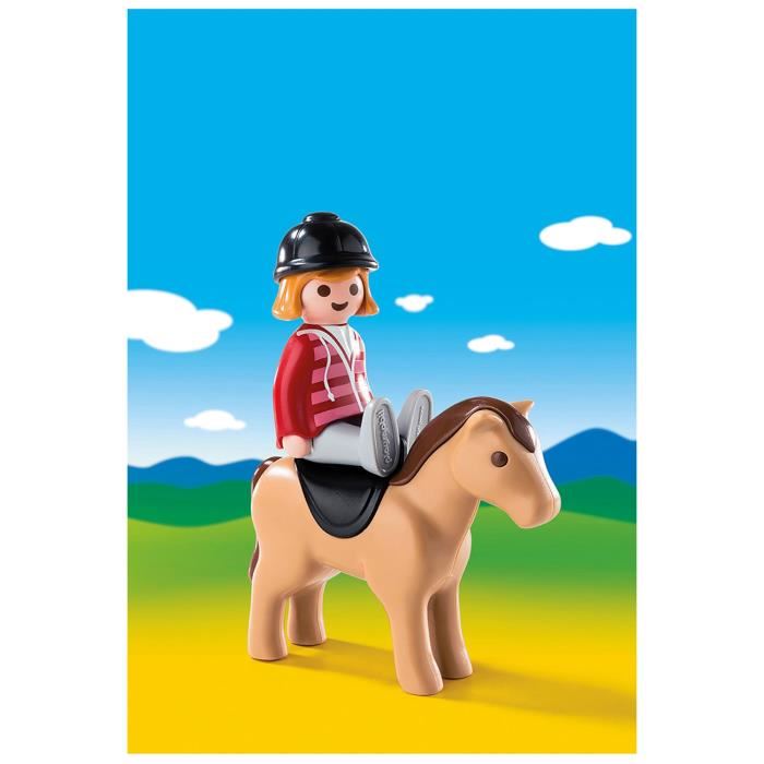 Cavaliere avec cheval - Playmobil - 6973