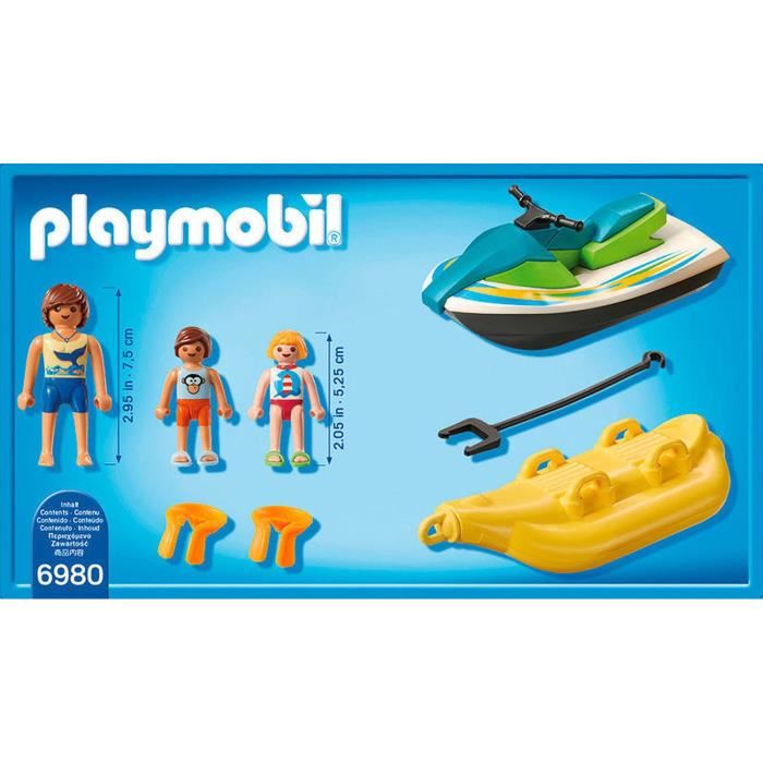 Playmobil - Vacanciers Avec Jet Ski Et Banane 6980