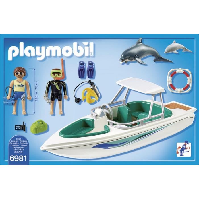 Bateau De Plongee (6981) -playmobil Family Fun