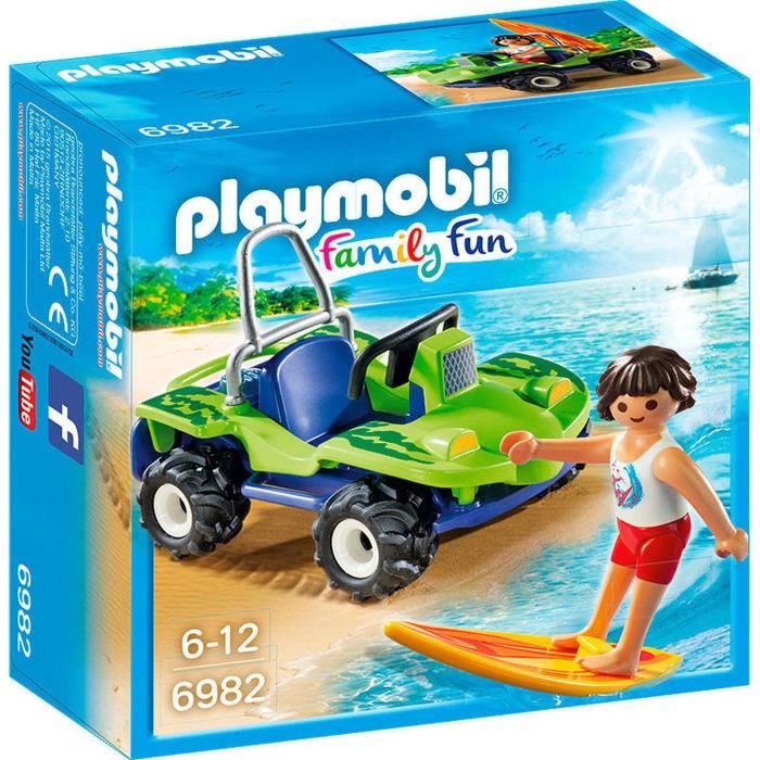 Playmobil 6982 Surfer Et Buggy