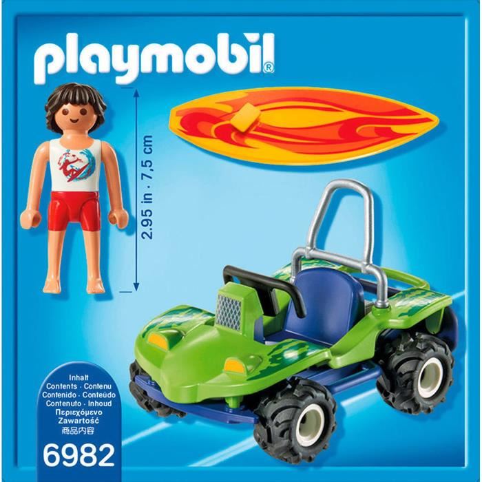 Playmobil 6982 Surfer Et Buggy