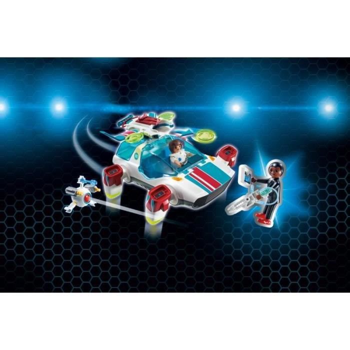 Playmobil 9002 Super 4 Vaisseau Spatial Fulgurix Avec Gene Et Franz